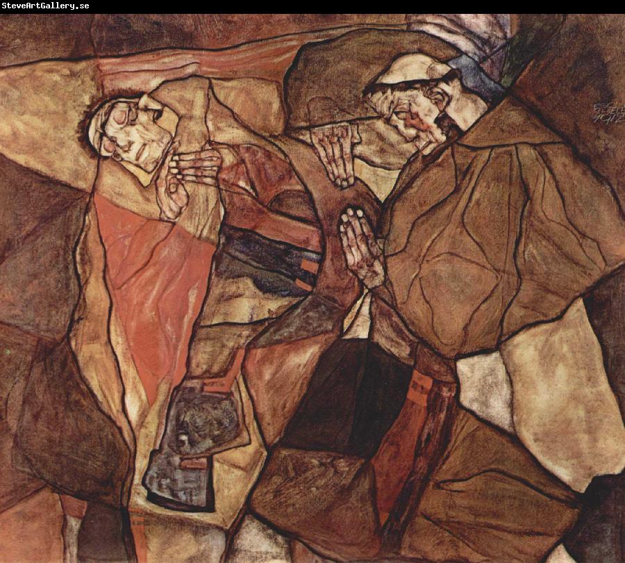 Egon Schiele The Death Struggle